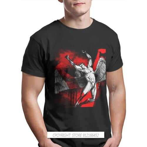 Men Greek Mythology Ares Ancient Folklore Oversize T-Shirt Icarus Fall Pure 100% Cotton Harajuku Tees