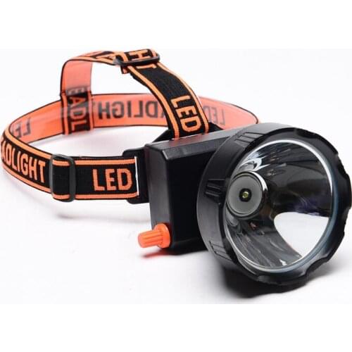 8W Dimmable LED Miner Headlamp Mining Light Hunting Camping Fishing Head Lamp