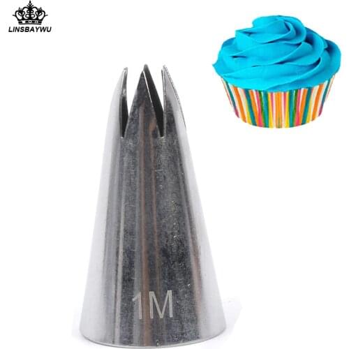 #1M Premium 304 Stainless Steel Piping Nozzles for Cream,Kitchen Baking Accessories for Cake Decorating Tools Icing Nozzles
