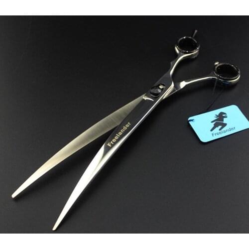 10 inch Dog Grooming Scissors curved Bent Huge Cut big Pet Grooming Scissors Pet Hair Cutting Hair Cutting Tool VG10 huge pets
