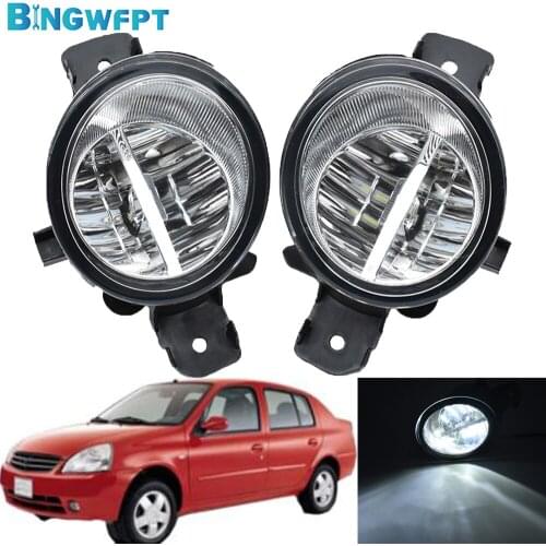 For Nissan Platina 2002 2003 2004 2005 2006-2010 Daytime Running Light Car H11 12V LED Bulb Fog Light Fog Lamp DRL