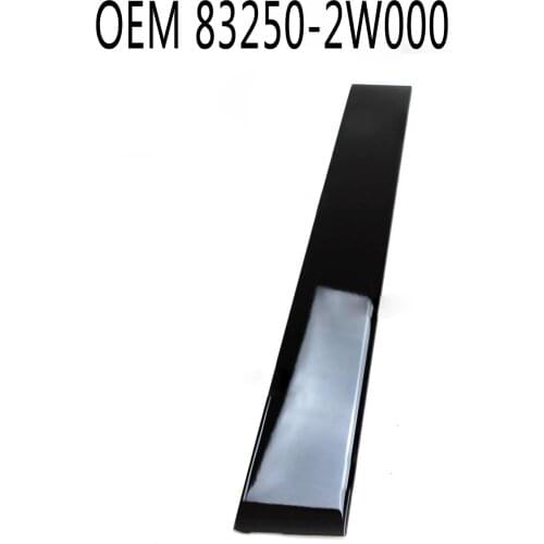 OEM High chrome plating black REAR Door Applique Window Trim Left DRIVER 832502W000 For HYUNDAI SANTA FE DM 2013-2018