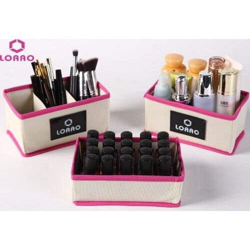 LOAAO makeup organizer Home Storage boxes brush Organizers boxes cosmetic organizer