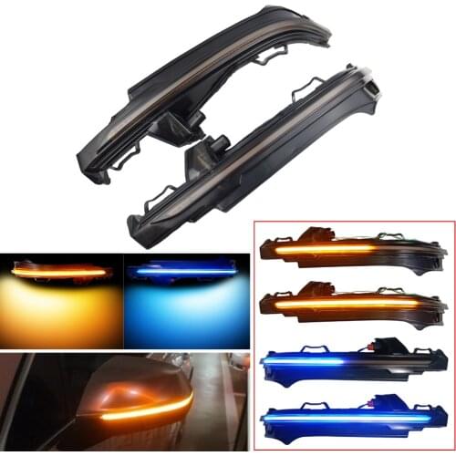 Fit for Audi Q5 FY 2018 2019 LED Dynamic Turn Signal Blinker Sequential Side Mirror Indicator Light Lamp
