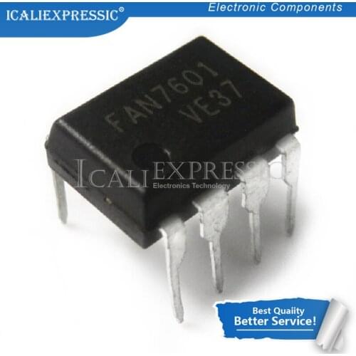 10PCS FAN7601 FAN 7601 DIP-8 In Stock