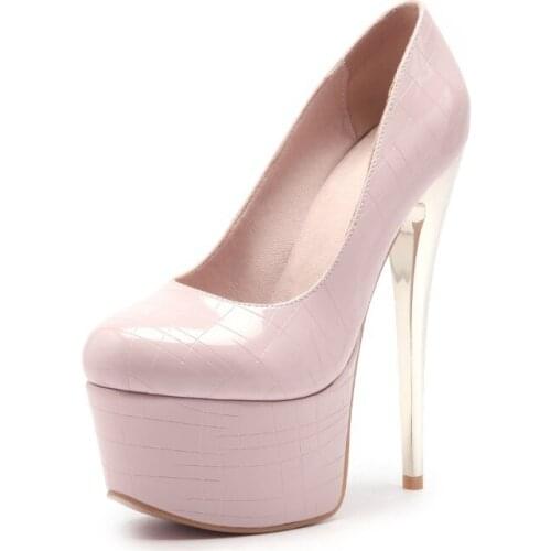 In the spring of 2018 the new sexy nightclubs with ultra fine with 33 waterproof Taiwan shallow mouth single shoes 18122-48