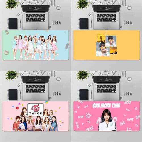 Maiyaca High Quality twice Kpop Twice Mina Momo Office Mice Gamer Soft Mouse Pad Rubber Computer Gaming mousepad