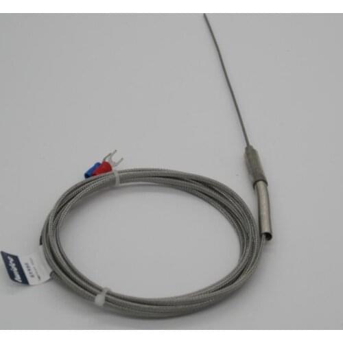 High-quality Stainless Steel Probe Temperature Controller Sensor J Type Thermocouple Sensor Tube with 2m Wire Cable 1x50x2m