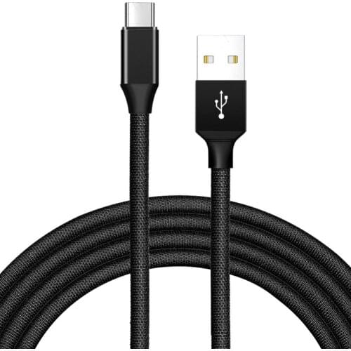 1/2m Universal USB Type-C Data Sync Fast Charging Cable Cord for Mobile Phone Type-C Charging Cable