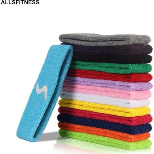 1 PCS Outdoor Sports Yoga Basketball Gym Sport Safety Sweatband Headband Stretch Head Hair Band Sweat Sweatband Universal