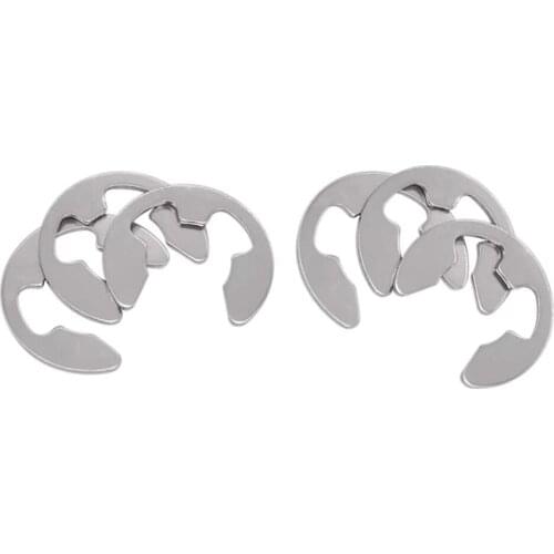 6PCS M7 E Clip Circlip Retaining Ring Washer for Shaft Fastener E-Clip RC Model Car Spare Parts