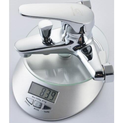 Free shipping Top quality solid brass bathroom shower faucet with single handle dual hole bathroom shower taps