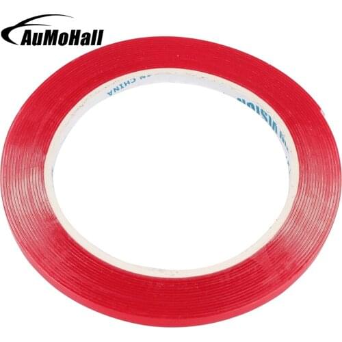 AuMoHall Car Sticker Strong Double-sided Transparent Clear Adhesive Tape 0.5cm