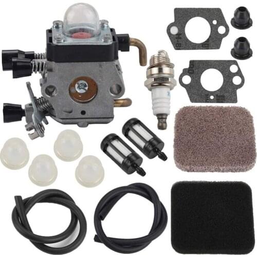 FS85 FS80 Carburetor for Stihl FS75 FS80R FS85 FS85R FS85T FS85RX String Trimmer Weedeater C1Q-S97 Carb W/Fuel Repower Kit Air F