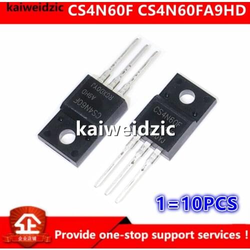 Kaiweikdic CS4N60FA9HD CS4N60F TO220F 4A/600V N-Channel MOS FET/power transistor/Integrated circuit/electronic components