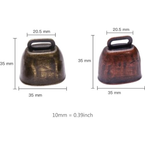 3Pcs Cow Horse Sheep Grazing Bell Anti Lost Copper Bells Loud Crisp Spread DIY PXPD