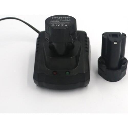2Pcs BL1013 BL1014 10.8V 2.0A Li-ion Battery with mini Battery Charger for Makita DC10WA Electric Drill Screwdriver Power Tools