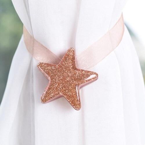 Star Shape Magnetic Curtain Tieback Window Curtain Buckle Holder Bedroom Home Decor