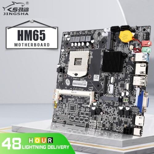 JINGSHA HM65 Dapper mini ITX Intel HM65 PGA 989 motherboard up to 8GB DDR3 SDRAM SO-DIMMs 1066/1333 MHz