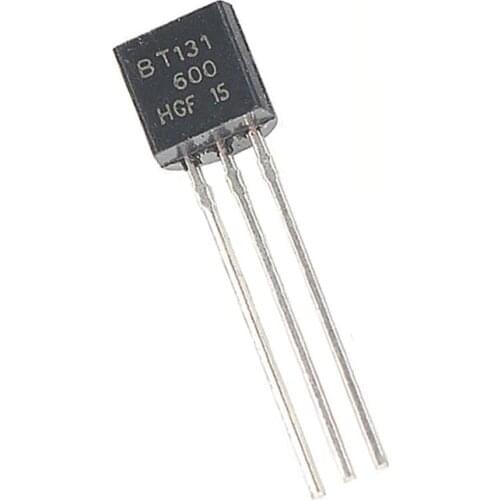 MCIGICM 100pcs BT131-600 1A 600V silicon controlled switch TO-92-3 rectifier diode Thyristor