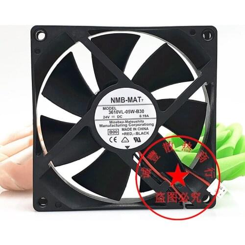 Original authentic 3610VL-05W-B30 9025 24V 0.19A 2-wire inverter fan