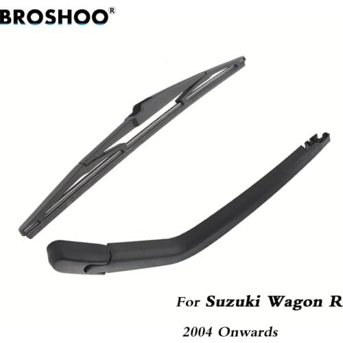 BROSHOO Car Rear Wiper Blades Back Windscreen Wiper Arm For Suzuki Wagon R Hatchback(2004 Onwards) 355mm,Windshield Car Styling