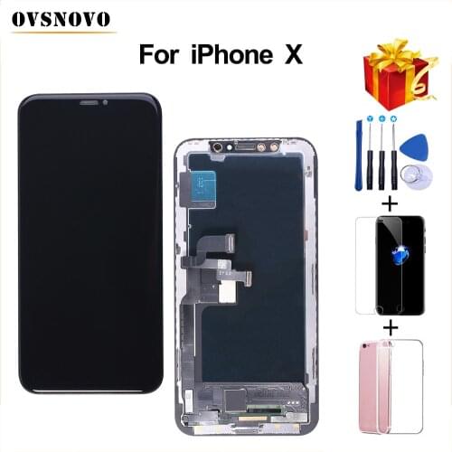 Grade AAA LCD Display Replacement For iPhone X OLED Quality LCD Module with Touch Screen Digitizer Assembly No Dead Pixel