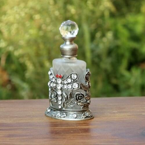 Creative home zakka grocery perfume bottle bronze European aristocracy upscale perfume bottle creative gifts stock