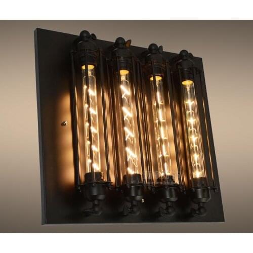 Loft Vintage Wall Lamps American Industrial Wall Light Edison Light E27 Bedside Wall Fixtures Pendant lamp Home decoration lamp