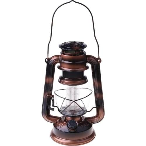 H7JB Vintage LED Lamp Lantern Energy Saving Handheld Flashlight with Hanging Hook