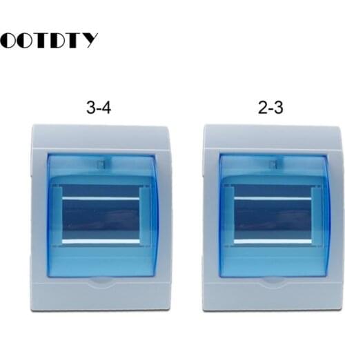 Waterproof Electrical Distribution Box Home Switch Protective Case for 2-3/3-4 Ways Wall Mounted Circuit Breaker