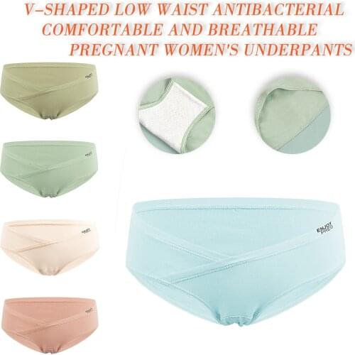 Women Clothing Faja Postparto Pregnant Women 's Low-waist Underwear Seamless Soft Care Abdomen Underwear Pregnancy Panties