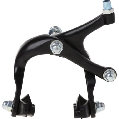 1Pc Bicycle Brake Caliper Front Aluminum Alloy Road Bike MTB Long Arm Anodized Fixed