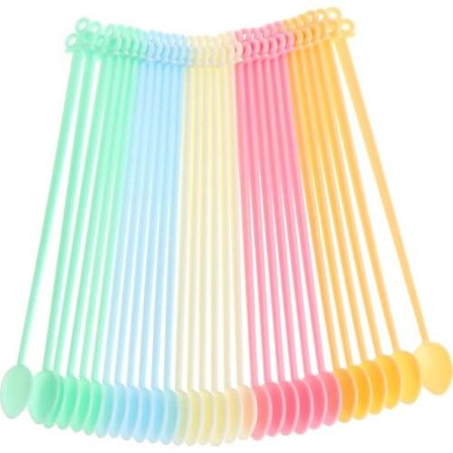 30pcs Mix Rod Spoon Epoxy Resin Tools Stick Plastic Muddler DIY Jewelry Making