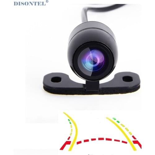 600L CCD Dynamic Trajectory Tracks Universal Car Rear View Parking Camera HD Waterproof Reverse Camera With Parking Line DC 12V