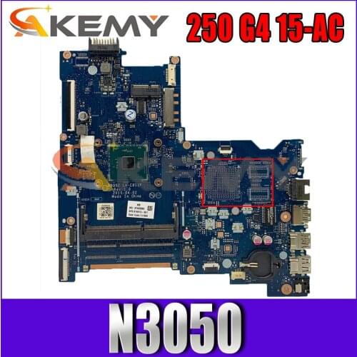 817846-001 817846-601 For HP Pavilion 250 G4 15-AC Celeron N3050 Laptop Motherboard ABQ52 LA-C811P SR29H DDR3 Notebook Mainboard