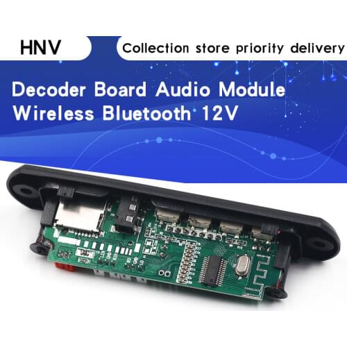 Wireless MP3 WMA Decoder Board Remote Control Player 12V Bluetooth 5.0 USB FM AUX TF SD Card Module Car Radio MP3 Speaker