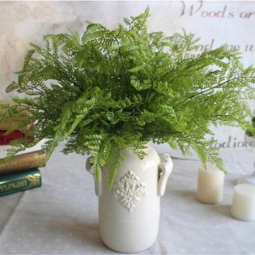 Artificial Plant Fern High Quality Simulation Plant Leaf Creative Plastic Green Fake Green Plant Home Bedroom Wedding Decoration