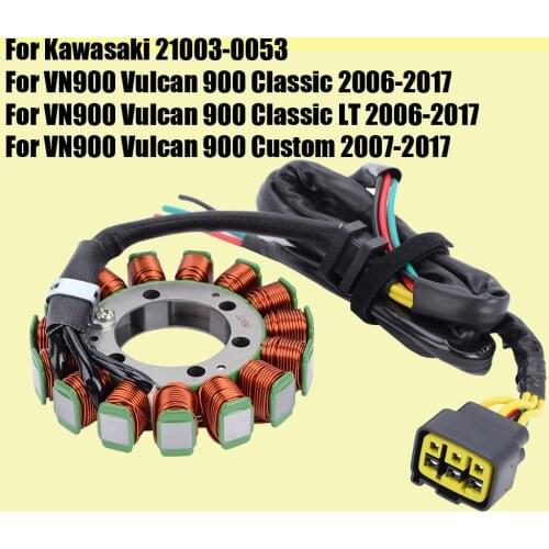 Stator Coil For Kawasaki VN900 Vulcan 900 Classic LT 2006-2017 Custom 2007-2017 21003-0053 Generator Stator Coil VN 900