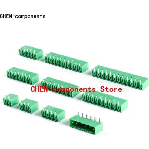 5pcs KF2EDGRC-5.08-2/3/4/5/6/7-12P/Bent pin socket sealing 5.08mm pitch terminal block