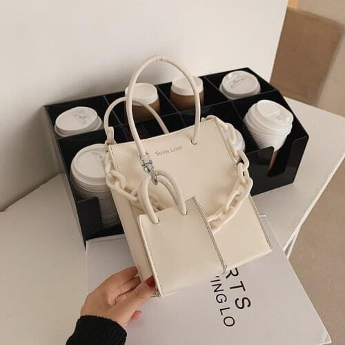 Leather Large Capacity Handbag For Women 2021 New Luxury Brand Design Fashion Lady Chain Shoulder Bag And Female Crossbody Bags