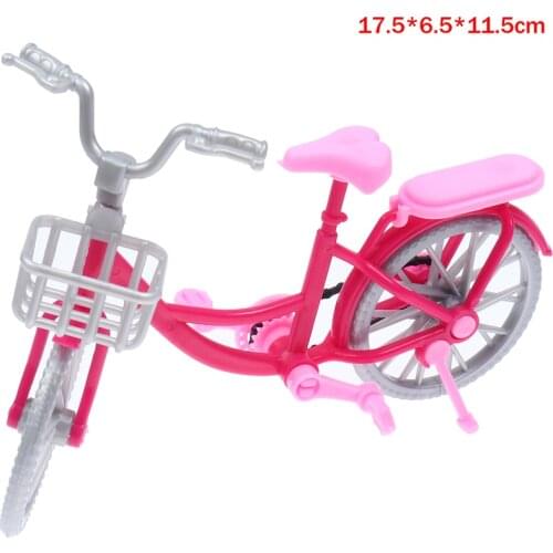 Dollhouse Single Bicycle Outdoor Sports Toy Photo Decoration For 30cm Doll Toys Bicycle Outdoor Sports Toys