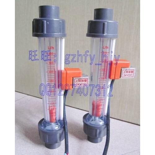 LZS-15BJ upper / lower limit alarm plastic float water meter / liquid flowmeter