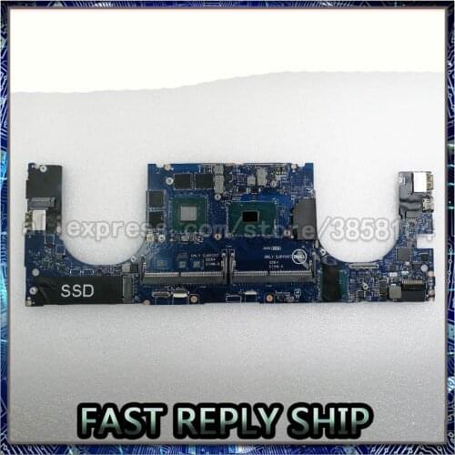 SHELI FOR Dell Precision 5510 laptop Motherboard WVDX2 0WVDX2 CN-0WVDX2 LA-C361P i7-6820HQ CPU M1000M GPU 100% Test OK