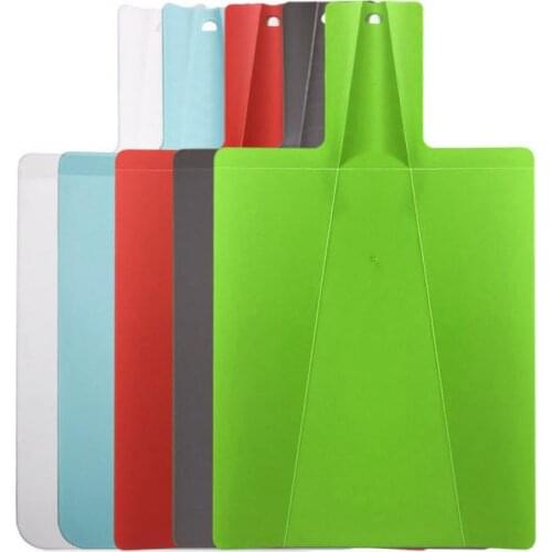 Collapsible Chopping Blocks Food Grade Plastic Vegetable Meat Cutting Board Multi-function Kitchen Accessories 38.2*21.5 CM