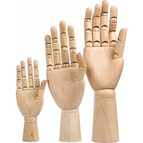 Drawing Sketch Mannequin Model Movable Limbs Wooden Hand Body Draw Action Toys Figures Home Decor Artist Models Jointed Doll