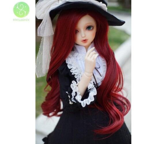 Fashion BJD Doll Hair Mid-Point Big Wave Roll 1/3 1/4 1/6 Hairs For Dolls Wigs Doll Accessories BJD SD Dress Up Dolls Toys Gifts
