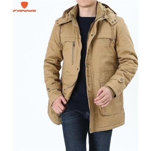 Mens New Fashion Winter Jacket Men Casual Outwear Jackets Mens Windproof Parkas Plus Size M-3XL Velvet Warm Coat