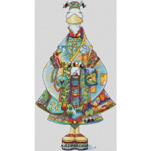 Pacifier Goose 28-44 Counted Cross Stitch 11CT 14CT 18CT DIY Cross Stitch Kits Embroidery Needlework Sets