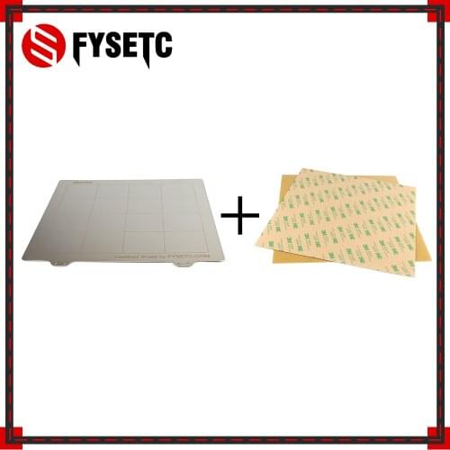 Spring Steel Sheet Heat Bed Platform 3D Printer Printing Buildplate + 2X PEI Sheet For Ender-3 TEVO Tornado Lulzbot